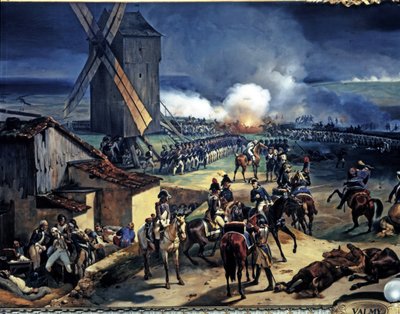 Französische Revolution: Schlacht bei Valmy, 20.09.1792 (Detail) von Jean Baptiste Mauzaisse
