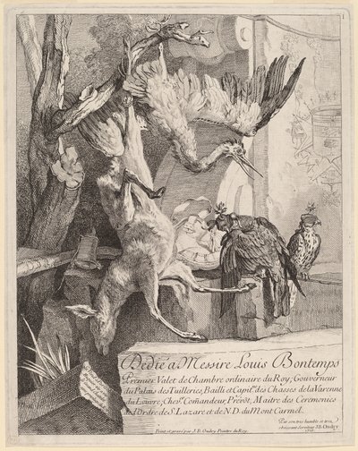 Frontispiz von Jean Baptiste Oudry