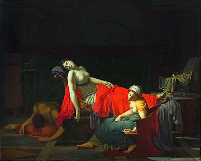 Tod der Kleopatra von Jean-Baptiste Regnault