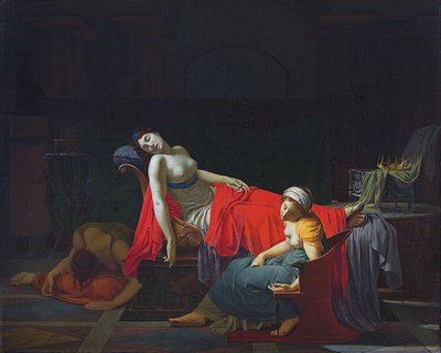 Tod der Kleopatra von Jean-Baptiste Regnault