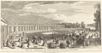 Ansicht des Schlosses von Trianon von der Parterre-Seite von Jean Baptiste Rigaud