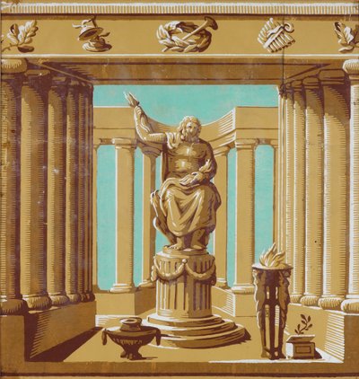 Fries oder Dado: La Constance, Frankreich, 1785-90 von Jean Baptiste Réveillon