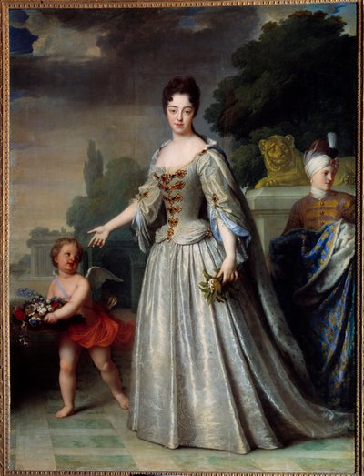 Porträt von Marie Adelaide von Savoyen, Herzogin von Burgund, Dauphine von Frankreich (1685-1712) von Jean Baptiste Santerre