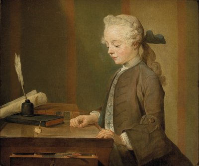 Porträt von Auguste Gabriel Godefroy von Jean-Baptiste Simeon Chardin