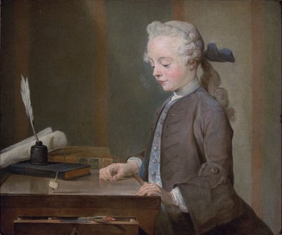 Porträt von Auguste Gabriel Godefroy von Jean-Baptiste Simeon Chardin