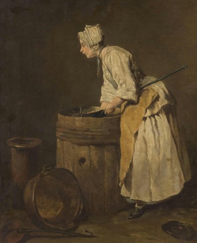 Küchenmagd von Jean-Baptiste Simeon Chardin