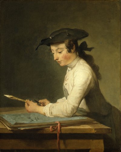 Der Zeichner von Jean-Baptiste Simeon Chardin