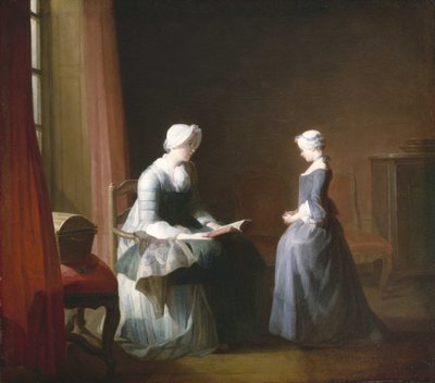 Die gute Erziehung von Jean-Baptiste Simeon Chardin
