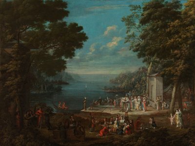 Damenfest in Hünkâr İskelesi am Bosporus von Jean Baptiste Vanmour