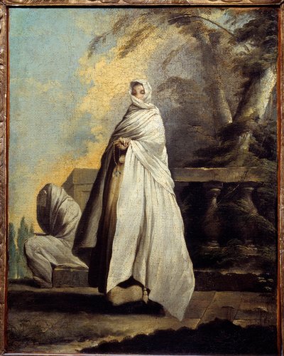 Frauen in Weiß gehüllt von Jean Barbault
