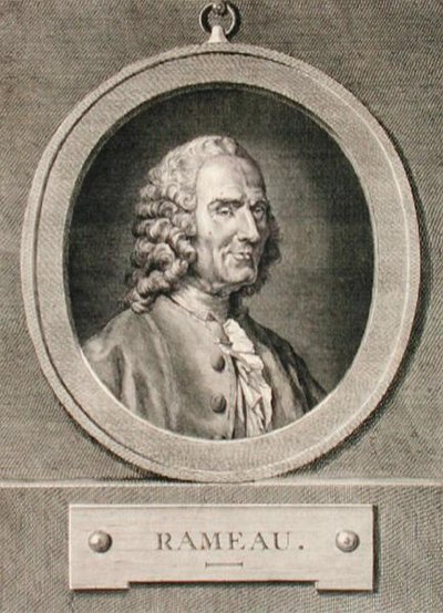 Porträt von Jean Philippe Rameau, graviert von Benoist von Jean Bernard (after) Restout