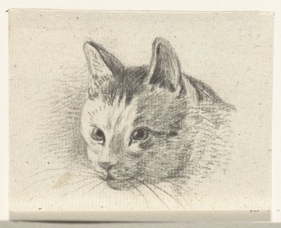 Kopf einer Katze von Jean Bernard