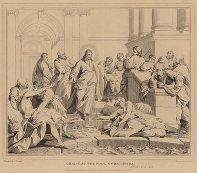 Christus am Teich Bethesda, Johannes von Jean Bernard Restout