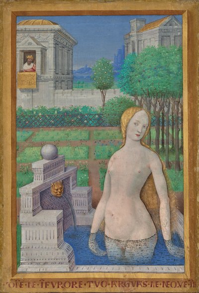 Die badende Bathseba von Jean Bourdichon