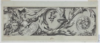 Fries mit Rinceau, 1775–80 von Jean Charles Delafosse