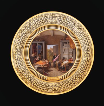Brodeuse, ca. 1820-35 von Jean Charles Develly