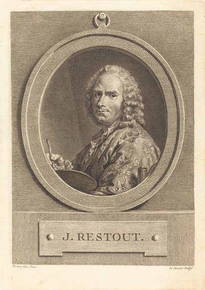 Jean Restout von Jean Charles Levasseur after Jean Bernard Restout