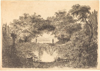 Der kleine Park von Jean Claude Richard de Saint Non after Jean Honoré Fragonard