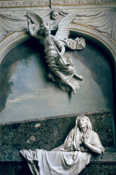 Grab von Julienne Le Be, nach Zeichnungen von Charles Le Brun (1619-90), ca. 1668-90 von Jean Collignon
