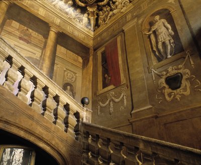 Barockarchitektur: Treppe in Trompe-l