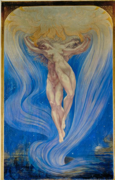 Die Liebe der Seelen von Jean Delville