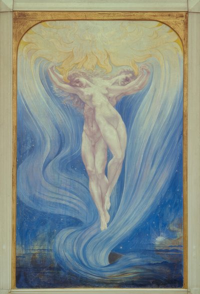 Die Liebe der Seelen von Jean Delville