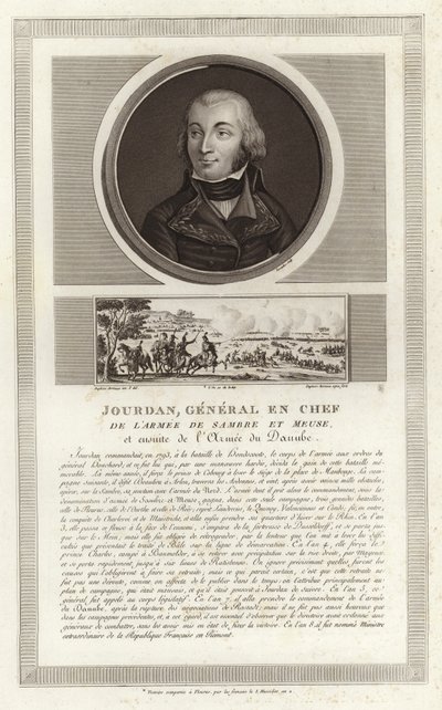 Porträt von Jean-Baptiste Jourdan, Comte Jourdan von Jean Duplessi Bertaux