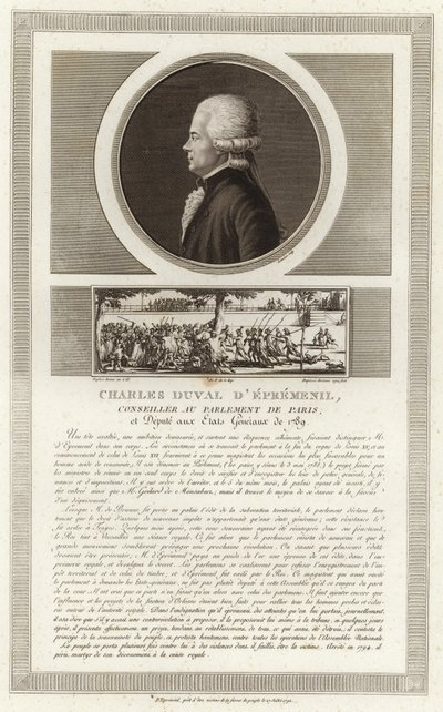 Porträt von Jean-Jacques Duval d