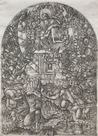 Die Apokalypse: St. Johannes wird in den Himmel gerufen, 1555 von Jean Duvet