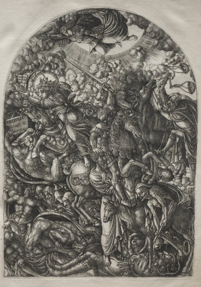 Die Apokalypse: St. Johannes sieht die vier Reiter von Jean Duvet