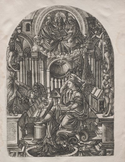 Die Apokalypse: St. Johannes auf der Insel Patmos von Jean Duvet