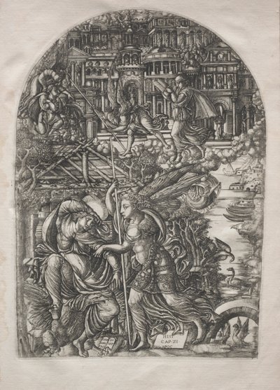 Die Apokalypse: Der Engel zeigt St. Johannes das neue Jerusalem, 1546-1556 von Jean Duvet