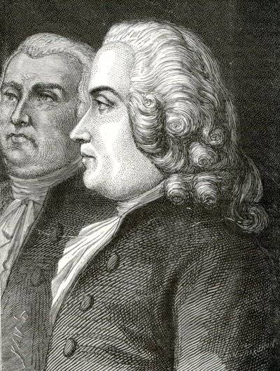Französische Revolution 1789-1799 Tronchet und Malesherbes Guillaume Chretien de Lamoignon de Malesherbes von Jean Edouard (1824 99) Dargent