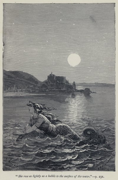 "Sie stieg leicht wie eine Blase an die Wasseroberfläche" von Jean Edouard Dargent