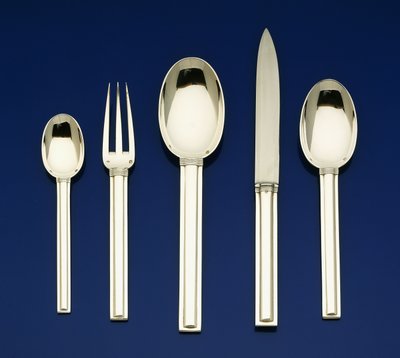 Ein 72-teiliges französisches Besteckset im Cannes-Muster von Jean Elysée Puiforcat