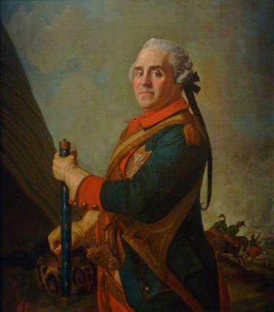 Porträt von Maurice de Saxe 1696-1750, Marschall von Frankreich, 18. Jahrhundert von Jean Étienne Liotard