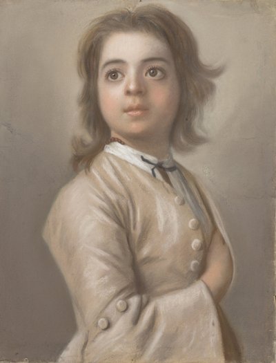 Studie eines Jungen bis zur Taille von Jean Étienne Liotard