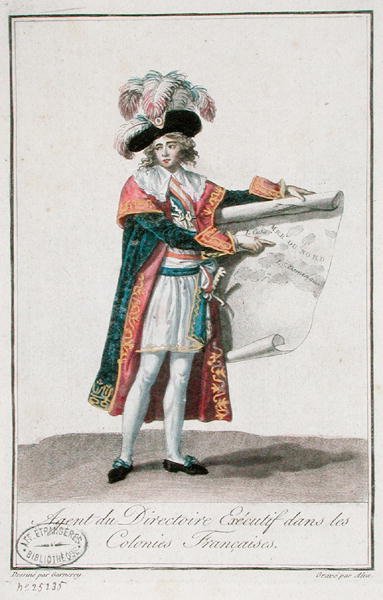 Französischer Kolonialagent während der Zeit des Direktoriums von Jean Francois (after) Garneray