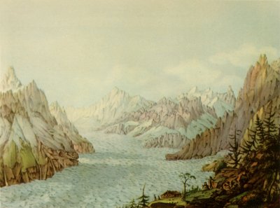 Das Mer de Glace oder Glacier des Bois, 1787, 1946 von Jean Francois Albanis de Beaumont