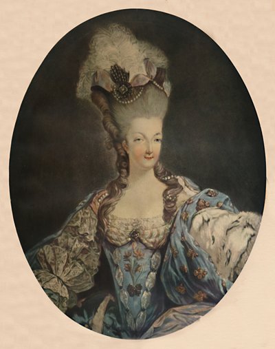 Marie Antoinette, Königin von Frankreich, 1777 von Jean Francois Janinet