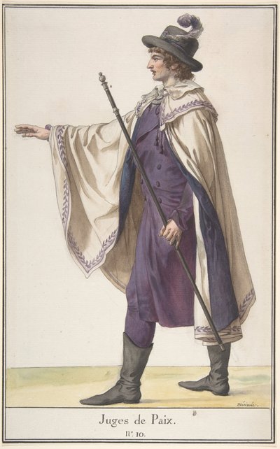 Ein Friedensrichter, ca. 1798-99 von Jean Francois Leonor Merimee