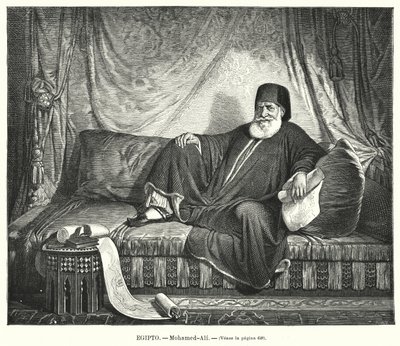 Muhammad Ali, osmanischer Vizekönig von Ägypten von Jean Francois Portaels