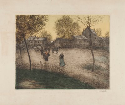 La Place de la Revolte von Jean Francois Raffaelli