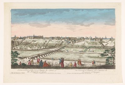 Ansicht der Stadt Madrid von Jean François Daumont