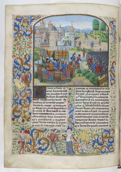 Jean Froissart, Chroniken, 154v, 12148 btv1b8438605hf336, Original von Jean Froissart