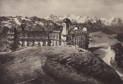 Hotel Rigi Kulm, Blick auf die Berner Alpen von Jean Gaberell