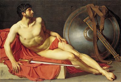 Sterbender Athlet oder Verwundeter römischer Soldat von Jean Germain Drouais