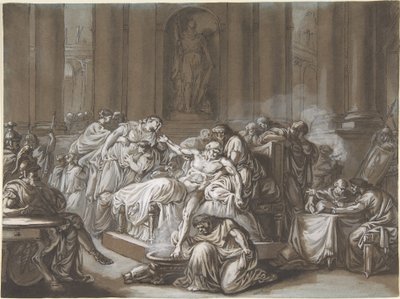 Der Tod des Seneca von Jean Guillaume Moitte