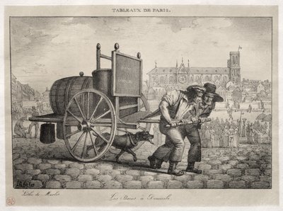 Szenen aus Paris: Bäder zu Hause von Jean Henri Marlet