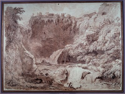 Die Höhle des Neptun in Tivoli von Jean Honore Fragonard
